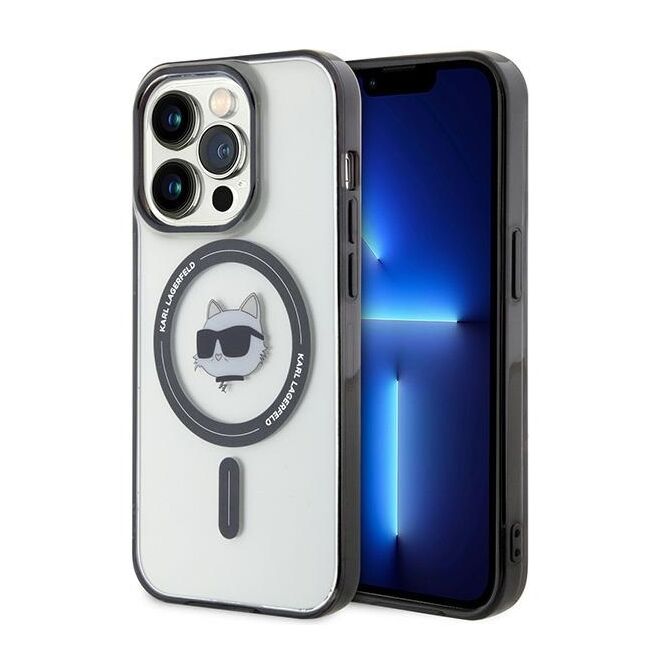 Husa pentru  iPhone 15 Pro Max Karl Lagerfeld - IML MagSafe - negru