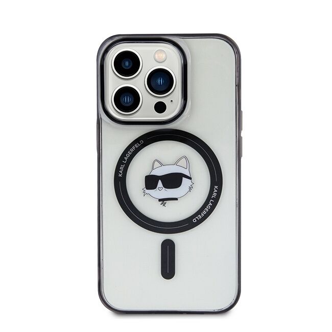Husa pentru  iPhone 15 Pro Max Karl Lagerfeld - IML MagSafe - negru