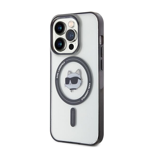 Husa pentru  iPhone 15 Pro Max Karl Lagerfeld - IML MagSafe - negru