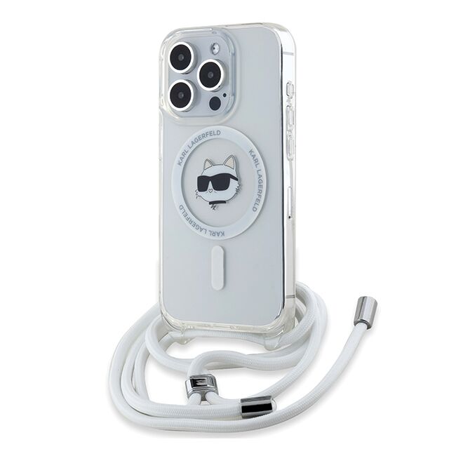 Husa pentru  iPhone 15 Pro Max Karl Lagerfeld - IML MagSafe - transparent neutru