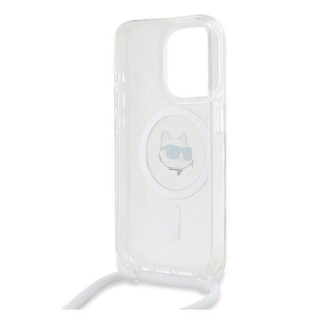 Husa pentru  iPhone 15 Pro Max Karl Lagerfeld - IML MagSafe - transparent neutru