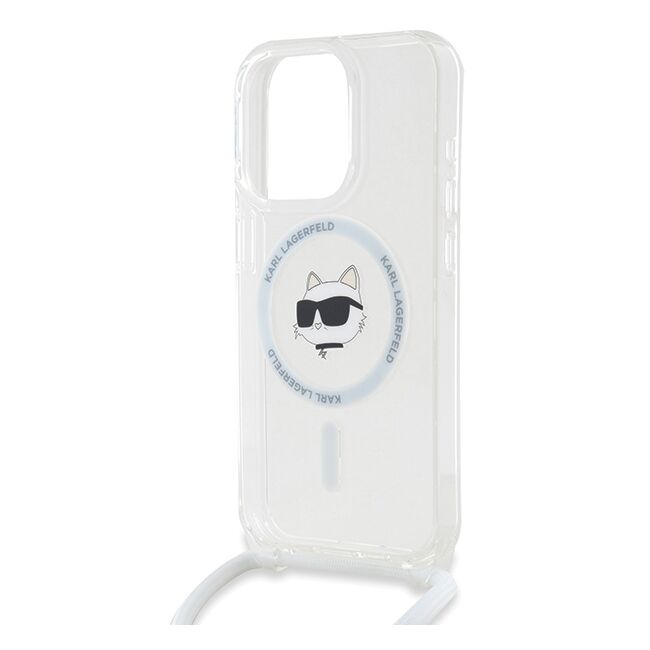 Husa pentru  iPhone 15 Pro Max Karl Lagerfeld - IML MagSafe - transparent neutru