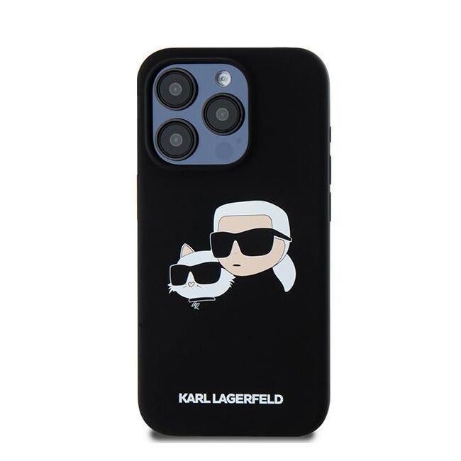 Husa pentru  iPhone 15 Pro Max Karl Lagerfeld - Silicone MagSafe - kaki
