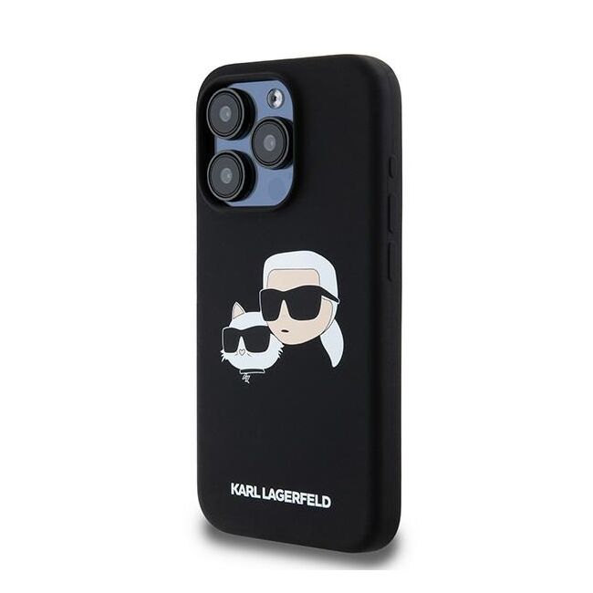 Husa pentru  iPhone 15 Pro Max Karl Lagerfeld - Silicone MagSafe - kaki