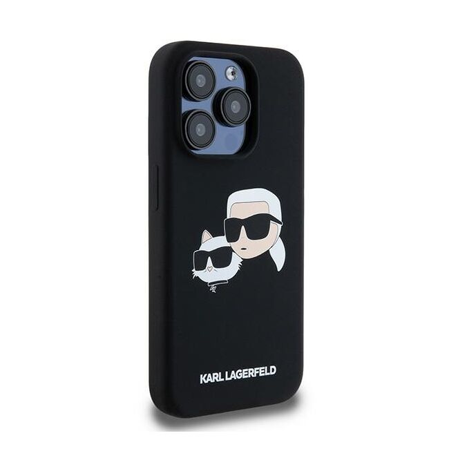 Husa pentru  iPhone 15 Pro Max Karl Lagerfeld - Silicone MagSafe - kaki