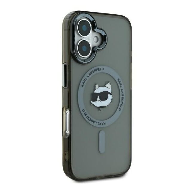 Husa pentru  iPhone 16 Karl Lagerfeld - IML MagSafe - alb optic