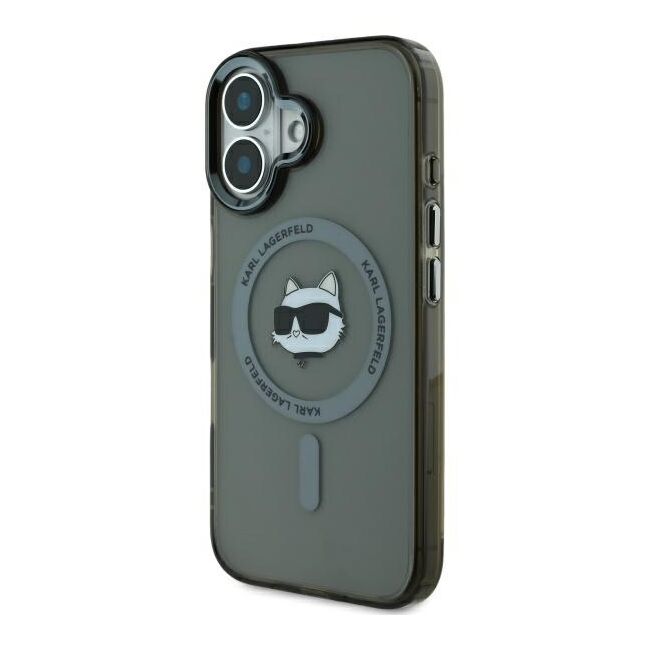 Husa pentru  iPhone 16 Karl Lagerfeld - IML MagSafe - alb optic