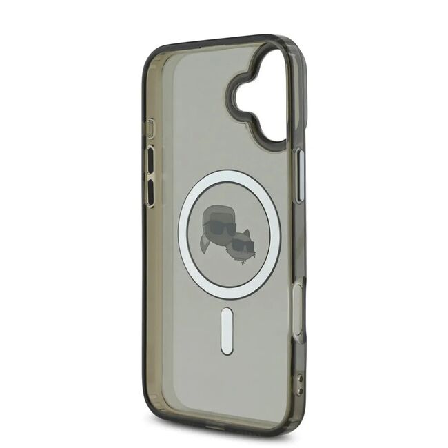 Husa pentru  iPhone 16 Karl Lagerfeld - IML MagSafe - gri