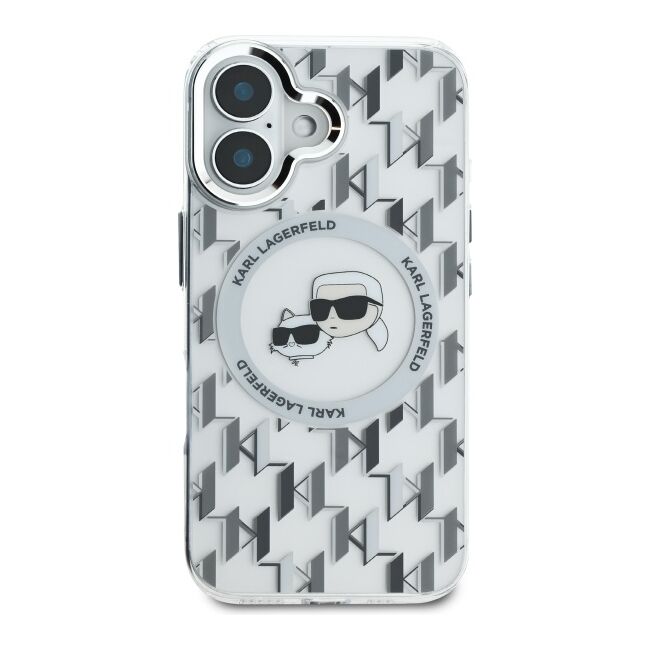 Husa pentru  iPhone 16 Karl Lagerfeld - IML MagSafe - transparent