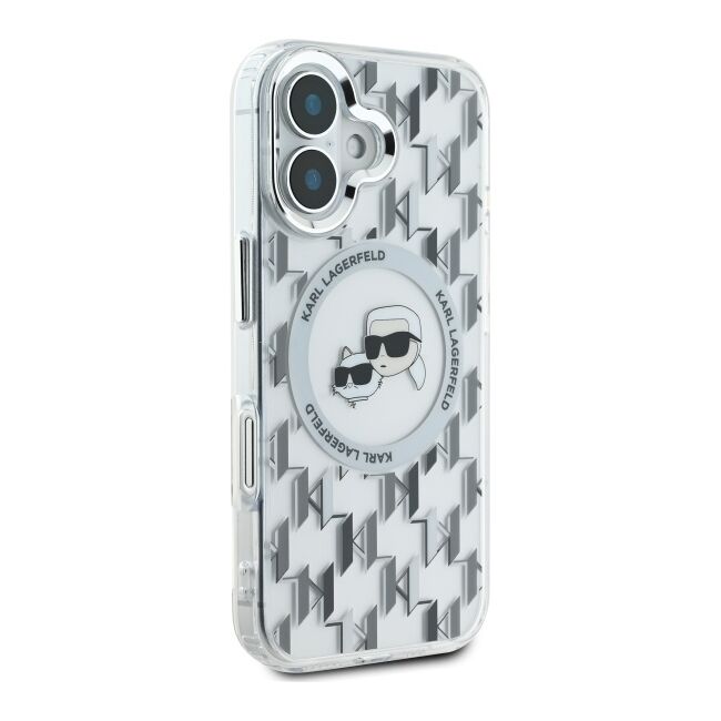 Husa pentru  iPhone 16 Karl Lagerfeld - IML MagSafe - transparent
