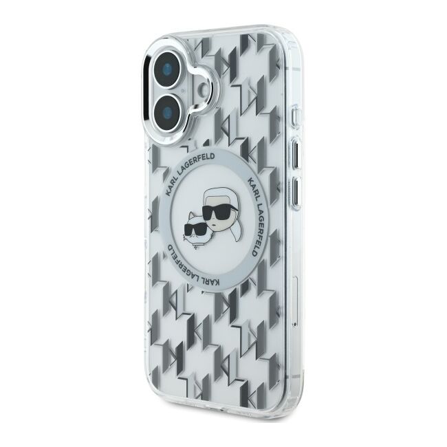 Husa pentru  iPhone 16 Karl Lagerfeld - IML MagSafe - transparent