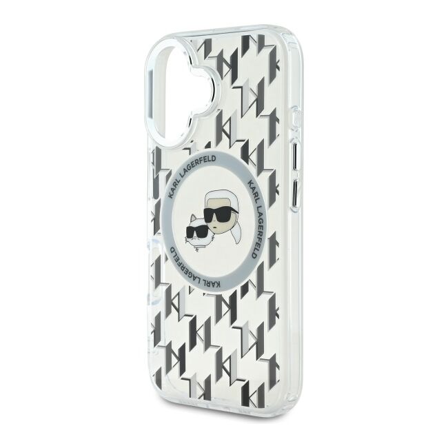 Husa pentru  iPhone 16 Karl Lagerfeld - IML MagSafe - transparent