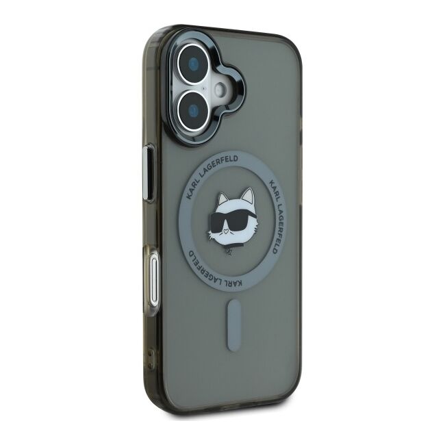 Husa pentru  iPhone 16 Plus Karl Lagerfeld - IML MagSafe - gri 