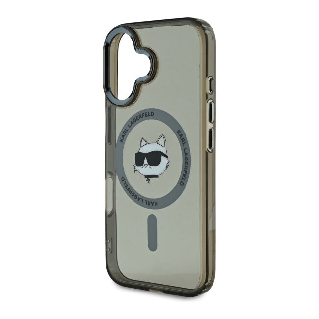 Husa pentru  iPhone 16 Plus Karl Lagerfeld - IML MagSafe - gri 