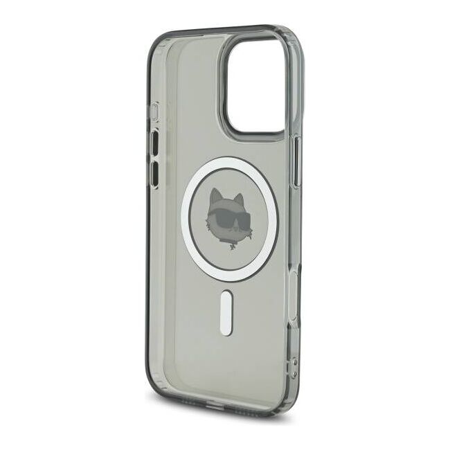 Husa pentru  iPhone 16 Pro Karl Lagerfeld - IML MagSafe - gri mat