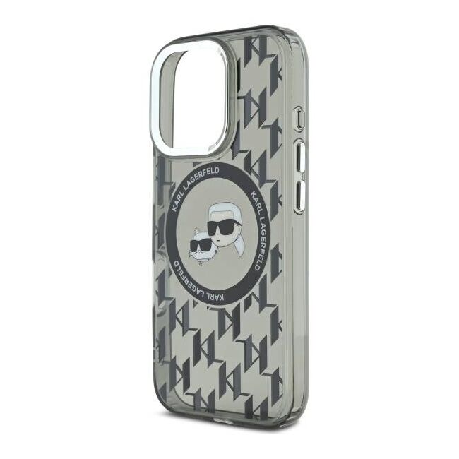 Husa pentru  iPhone 16 Pro Max Karl Lagerfeld - IML MagSafe - gri inchis