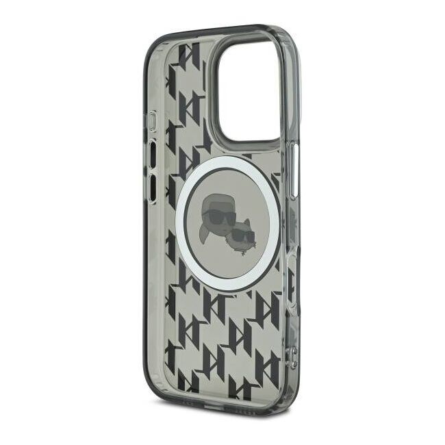 Husa pentru  iPhone 16 Pro Max Karl Lagerfeld - IML MagSafe - gri inchis