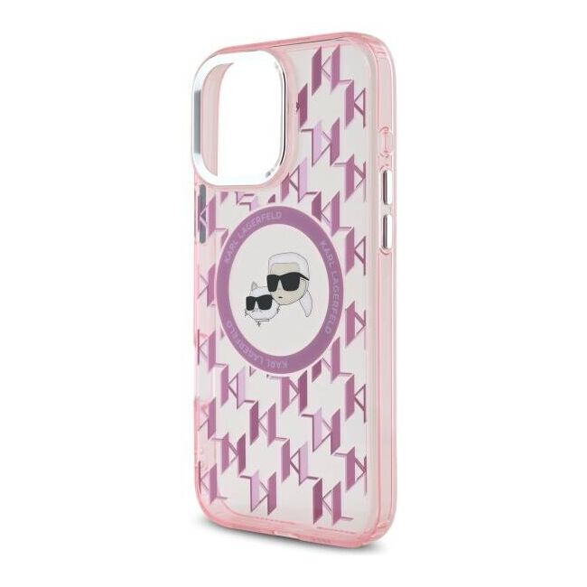 Husa pentru  iPhone 16 Pro Max Karl Lagerfeld - IML MagSafe - roz