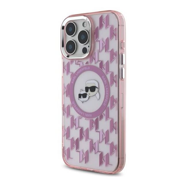 Husa pentru  iPhone 16 Pro Max Karl Lagerfeld - IML MagSafe - roz