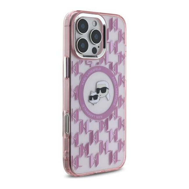 Husa pentru  iPhone 16 Pro Max Karl Lagerfeld - IML MagSafe - roz