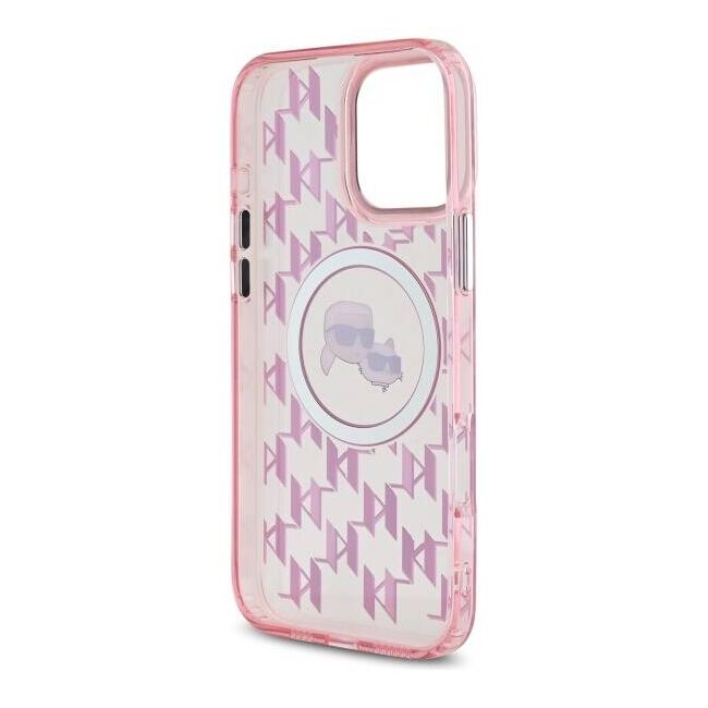 Husa pentru  iPhone 16 Pro Max Karl Lagerfeld - IML MagSafe - roz
