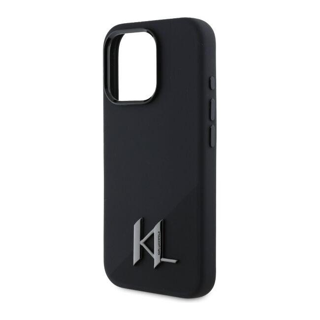 Husa pentru  iPhone 16 Pro Max Karl Lagerfeld - Silicone MagSafe - negru