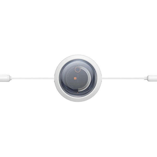 Cablu de date si incarcare 3 in 1 Baseus - Data Cable Free2Draw USB Type-C la USB Type-C, Lightning, Micro-USB Fast Charging 100W, retractabil, 1.1 m - alb