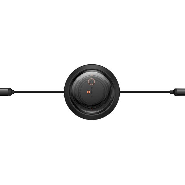 Cablu de date si incarcare 3 in 1 Baseus - Data Cable Free2Draw USB Type-C la USB Type-C, Lightning, Micro-USB Fast Charging 100W, retractabil, 1.1 m - negru