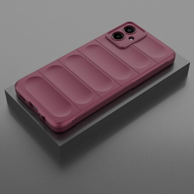 Husa pentru  Samsung Galaxy A06 Liquid Silicone, Microfibre Lining, Non-Slip Airbag Design, bordeaux