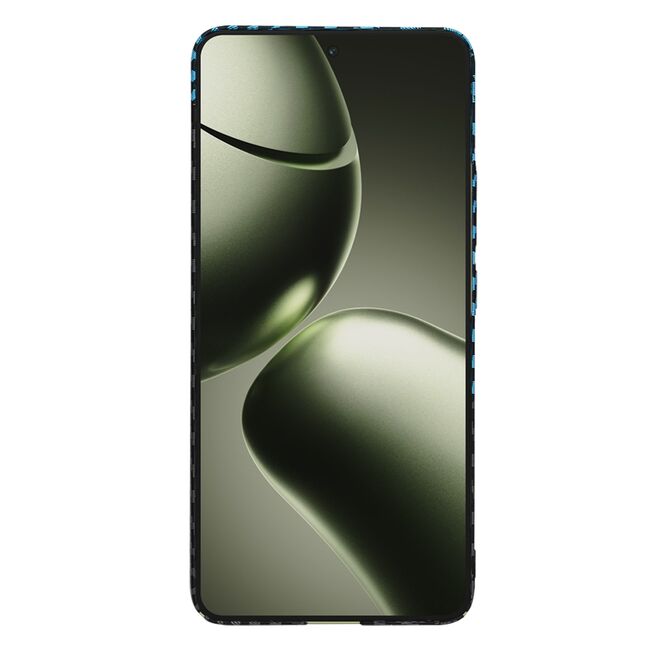 Husa pentru  Xiaomi 14T CarbonFiber UltraSlim, Lightweight, albastru inchis