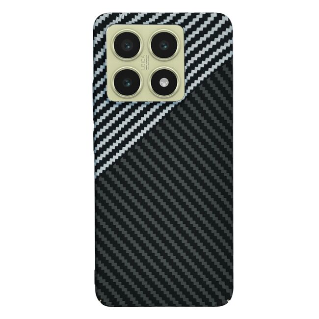 Husa pentru  Xiaomi 14T CarbonFiber UltraSlim, Lightweight, gri