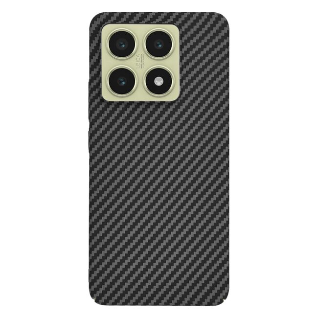 Husa pentru  Xiaomi 14T CarbonFiber UltraSlim, Lightweight, negru