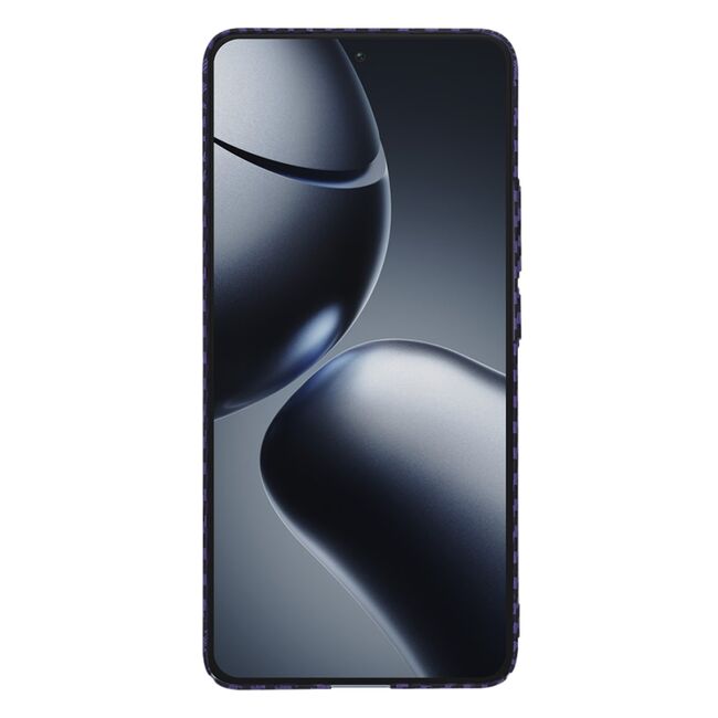Husa pentru  Xiaomi 14T Pro CarbonFiber UltraSlim, Lightweight, mov