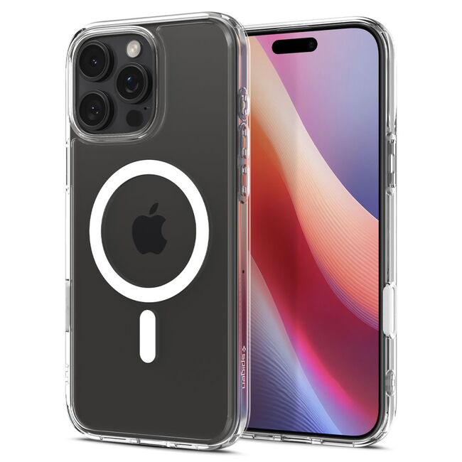 Husa premium pentru  iPhone 16 Pro Spigen - Ultra Hybrid MagSafe - Clear
