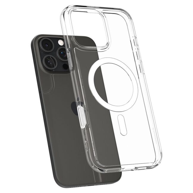 Husa premium pentru  iPhone 16 Pro Max Spigen - Ultra Hybrid MagSafe - Clear