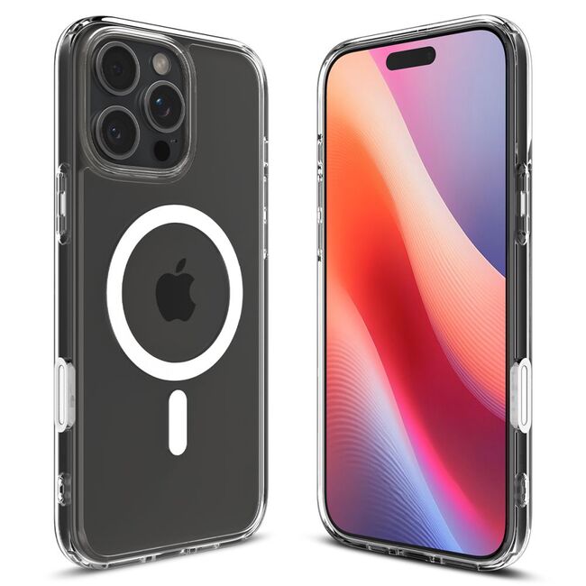 Husa premium pentru  iPhone 16 Pro Max Spigen - Ultra Hybrid MagSafe - Clear