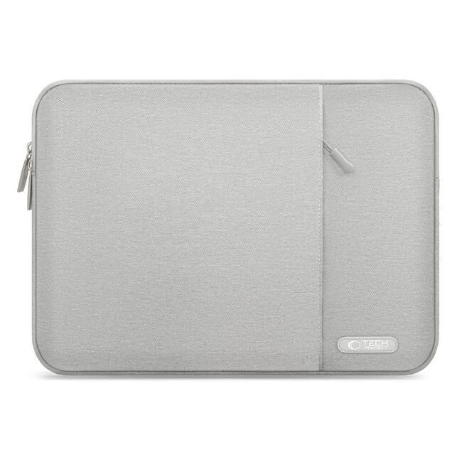 Husă Laptop Slim Business 15-16" – Design Elegant, Protecție Completă, Compartiment Accesorii, Ideală pentru MacBook, Lenovo, ASUS, HP, Dell, gri