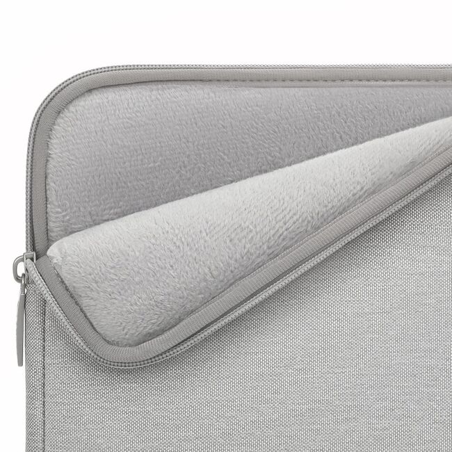Husă Laptop Slim Business 15-16" – Design Elegant, Protecție Completă, Compartiment Accesorii, Ideală pentru MacBook, Lenovo, ASUS, HP, Dell, gri