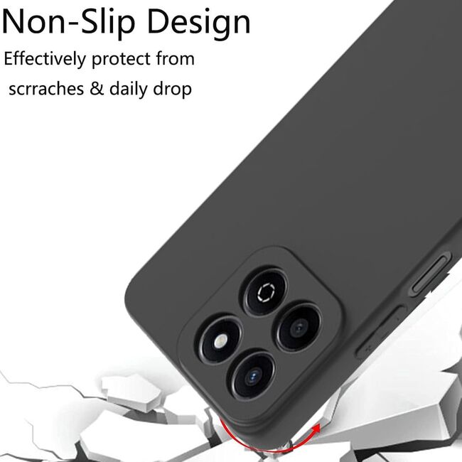 Husa pentru  Honor 200 Smart Liquid Silicone, subțire, captusita cu microfibra, anti amprentă, protectie cameră foto, verde