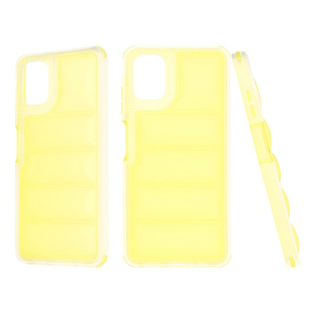 Husa pentru  Samsung Galaxy A06 Air Cusion anti-shock, Dazzling - galben