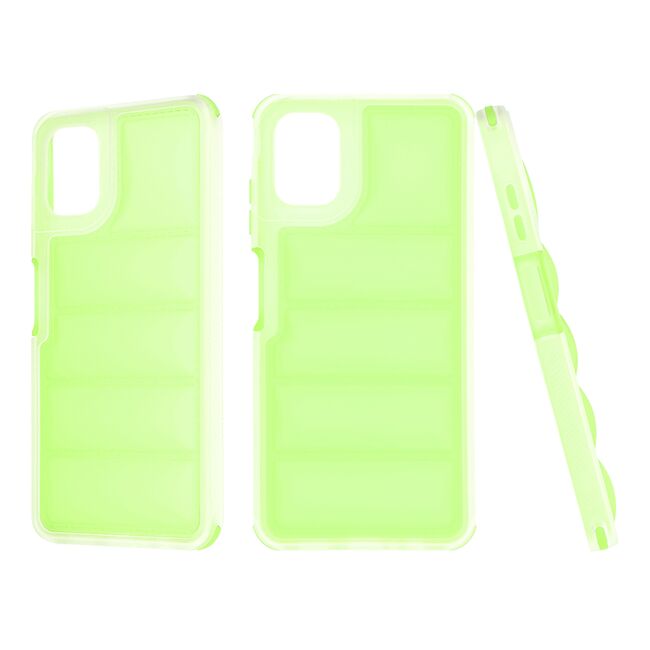 Husa pentru  Samsung Galaxy A06 Air Cusion anti-shock, Dazzling - verde