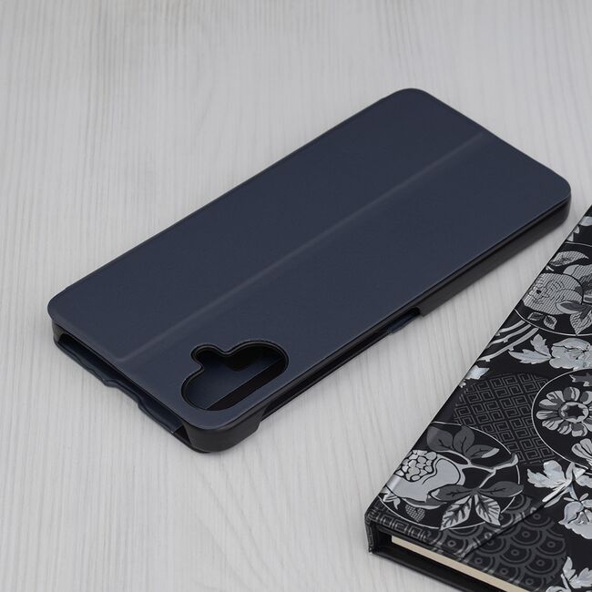 Husa pentru  Samsung Galaxy A06 tip carte, Smart View, albastru