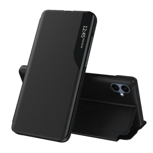 Husa pentru  Samsung Galaxy A06 tip carte, Smart View, negru