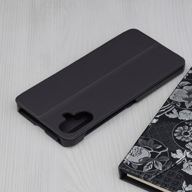Husa pentru  Samsung Galaxy A06 tip carte, Smart View, negru