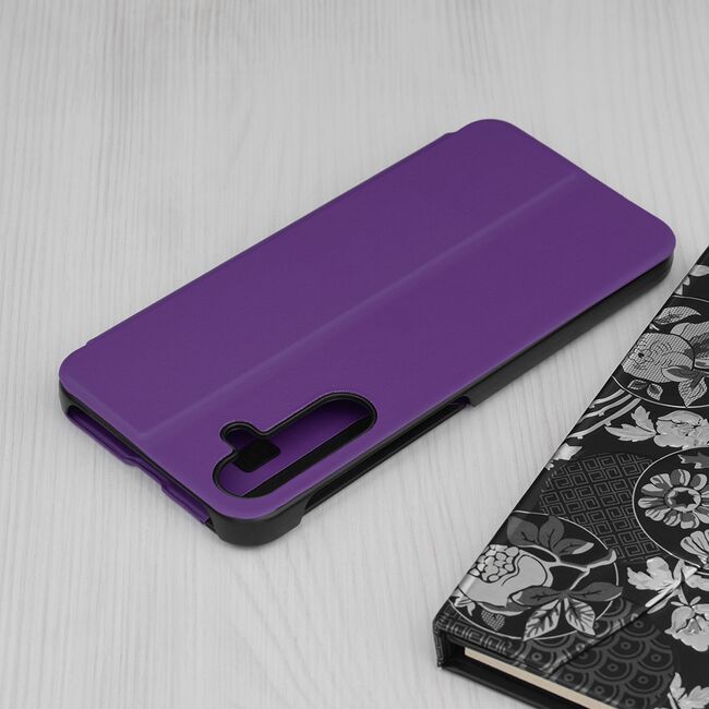 Husa pentru  Samsung Galaxy A16 tip carte, Smart View, mov