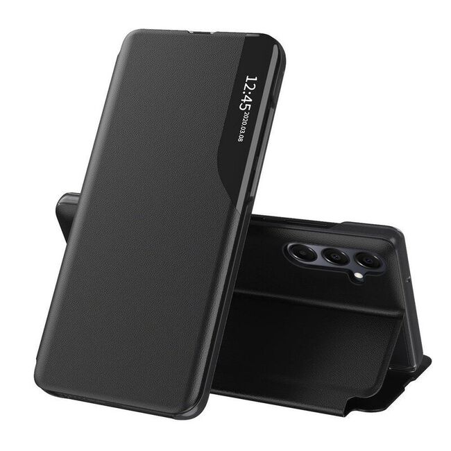 Husa pentru  Samsung Galaxy A16 tip carte, Smart View, negru