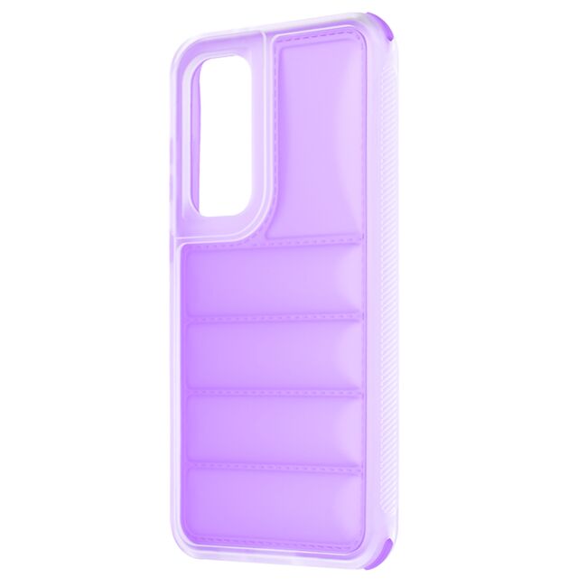 Husa pentru  Samsung Galaxy S24 FE Air Cusion anti-shock, Dazzling - mov