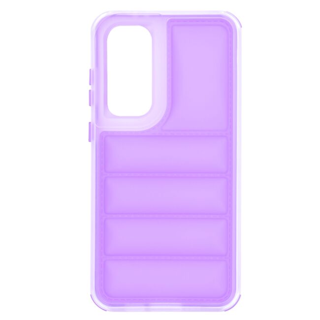 Husa pentru  Samsung Galaxy S24 FE Air Cusion anti-shock, Dazzling - mov