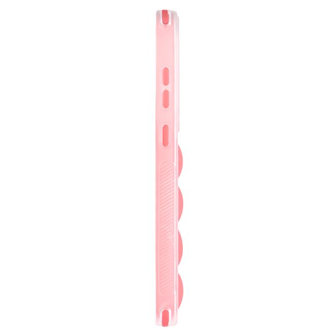 Husa pentru  Samsung Galaxy S24 FE Air Cusion anti-shock, Dazzling - rosu