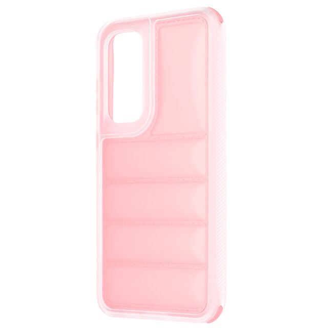 Husa pentru  Samsung Galaxy S24 FE Air Cusion anti-shock, Dazzling - roz